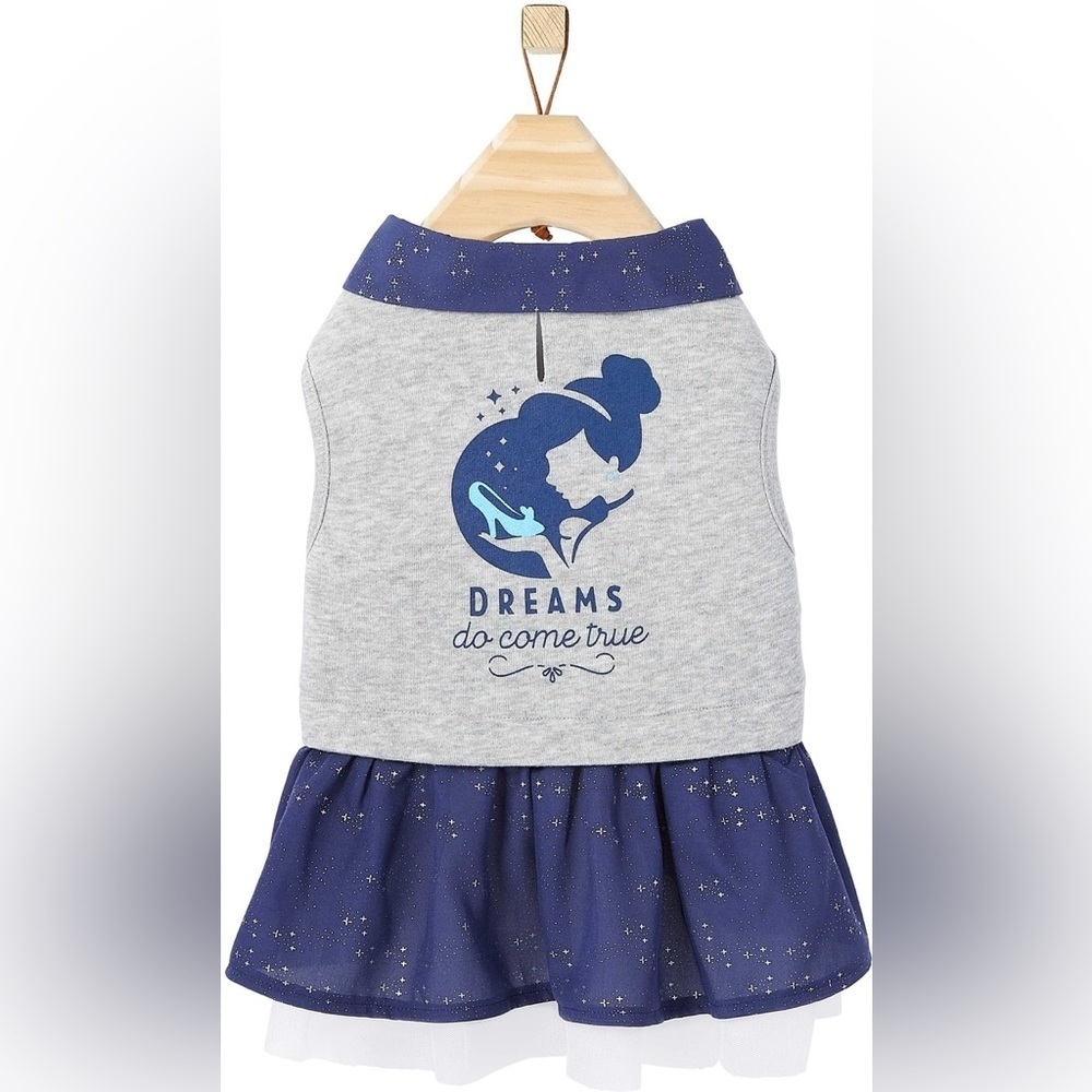 Disney Cinderella "Dreams Come True" Dog & Cat Sweatshirt Dress - Size‎ Medium